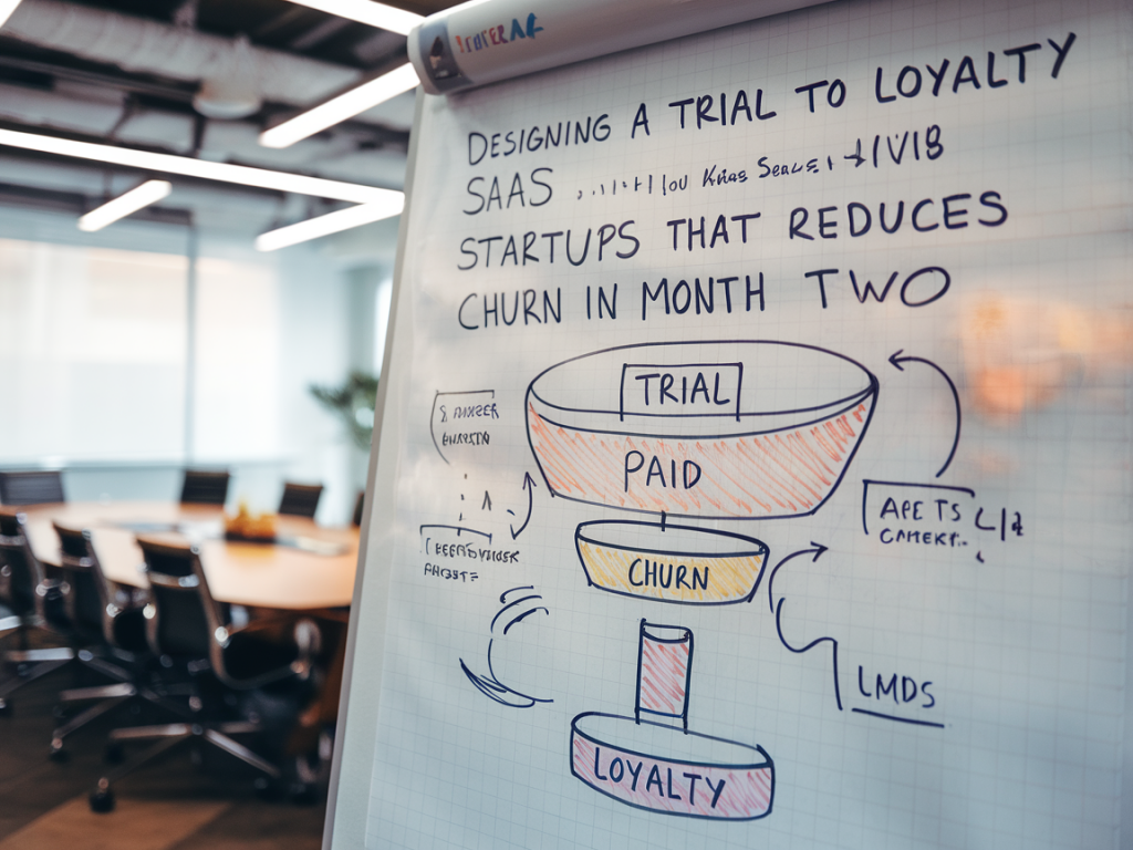 Designing a trial-to-loyalty path for SaaS startups that reduces churn in month two