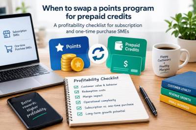 When to swap a points program for prepaid credits: a profitability checklist for subscription and one‑time purchase sme
