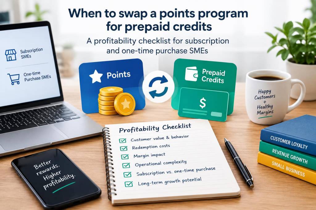 When to swap a points program for prepaid credits: a profitability checklist for subscription and one‑time purchase sme