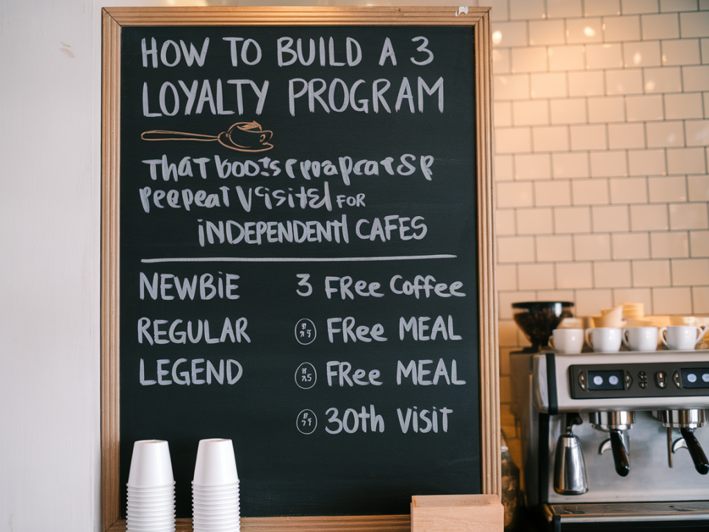 How to build a 3-tier loyalty program that boosts repeat visits for independent cafes